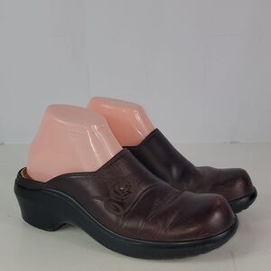 Ariat Brown Leather Slip On Women's Mule